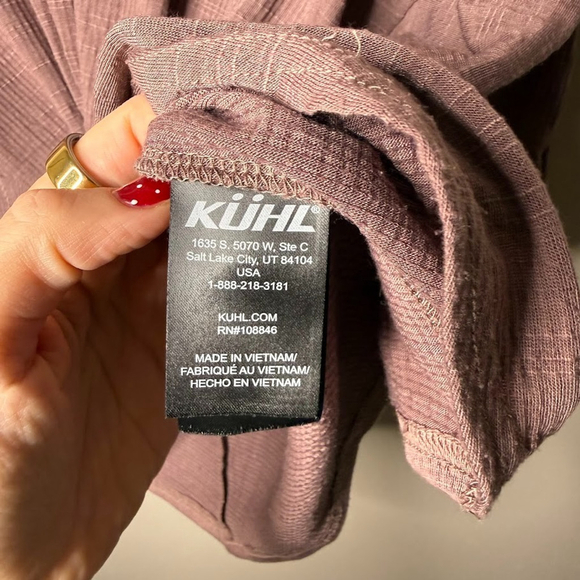 KUHL Twistee Long Sleeve Shirt Size Large - Picture 5 of 6